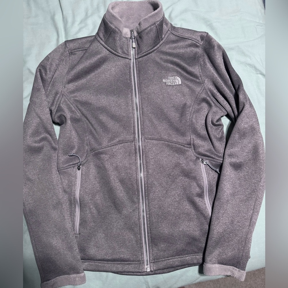 The North Face Light Gray Fleece Jacket